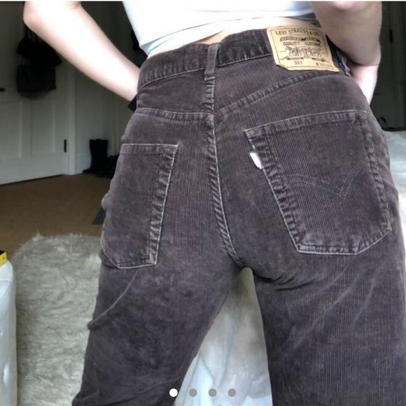Vintage Brown Corduroy Levi’s Jeans - Picture 1 of 4